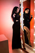 Gown with sleeves Formal black dresses for women